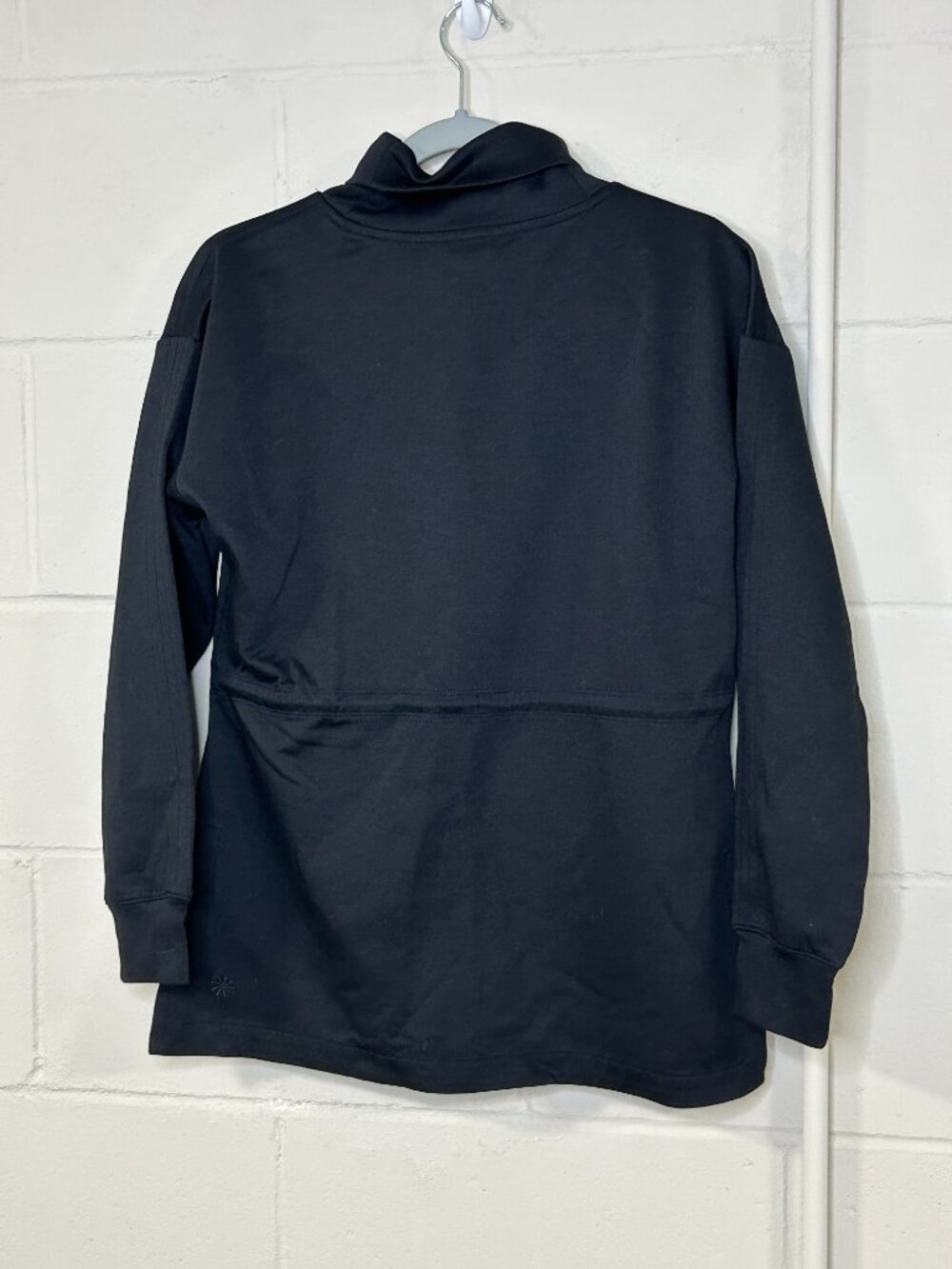 Athleta Sweater Womens Extra Small Sweatshirt Anorak Drawstring Waist Turtleneck - Picture 2 of 7
